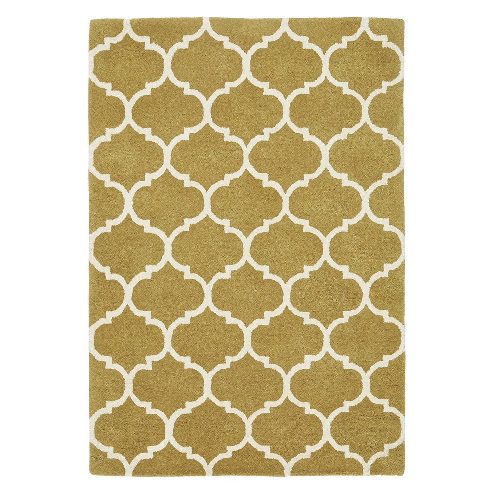 Okkersárga kézi szövésű gyapjú szőnyeg 160x230 cm Albany – Asiatic Carpets