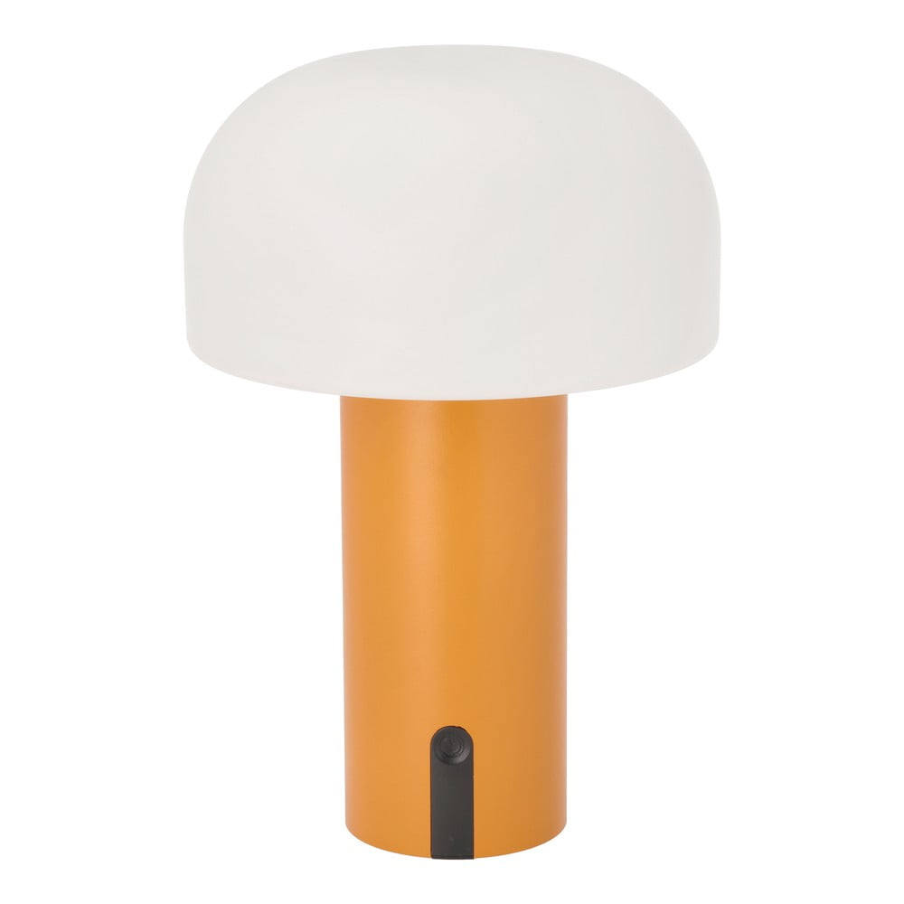 Fehér-narancssárga LED asztali lámpa (magasság 22