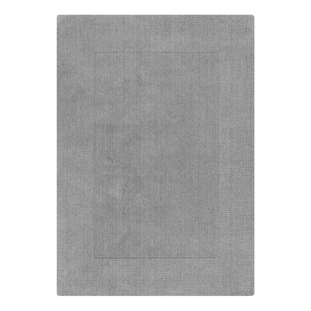 Szürke gyapjú szőnyeg 200x290 cm – Flair Rugs