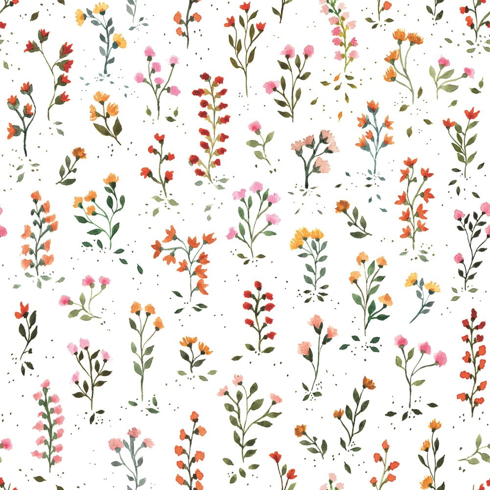 Gyerek tapéta 10 m x 50 cm Bucolic Blooms – Lilipinso