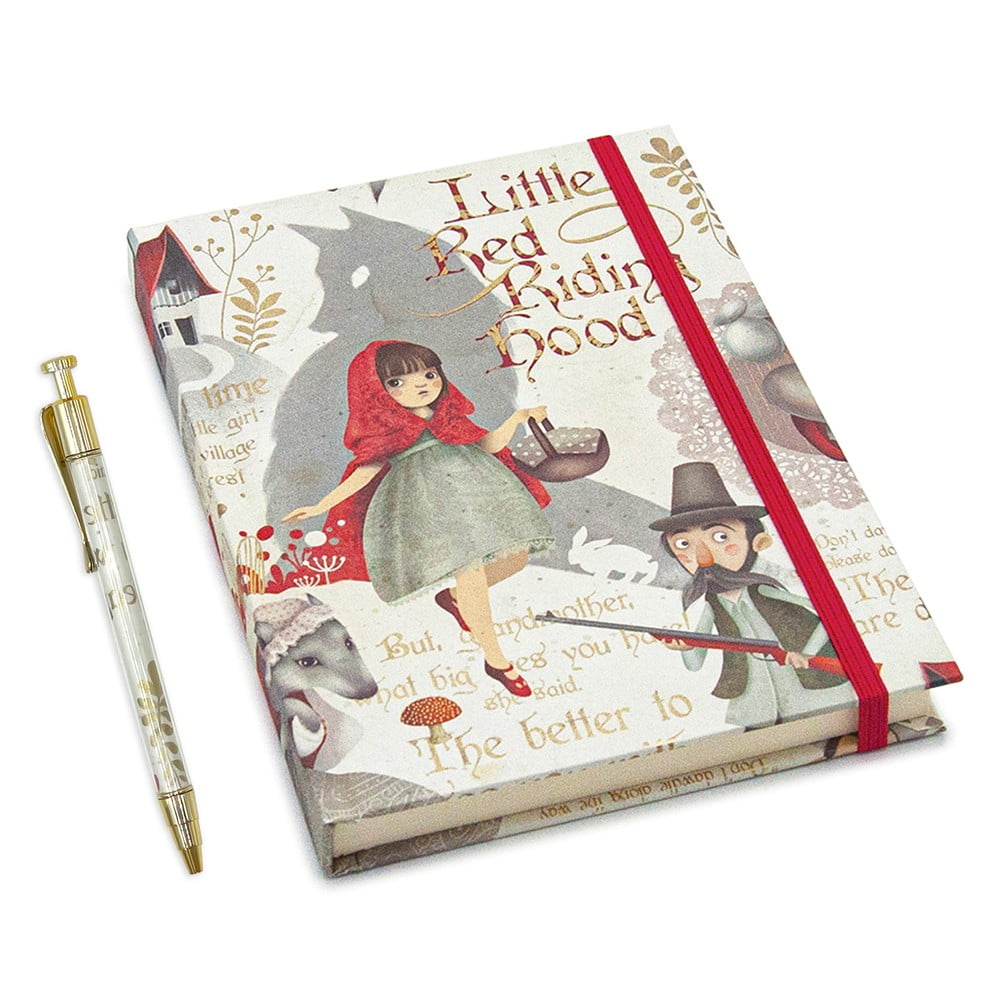 Jegyzetfüzet golyóstollal 192 oldal Little Red Riding Hood – Kartos