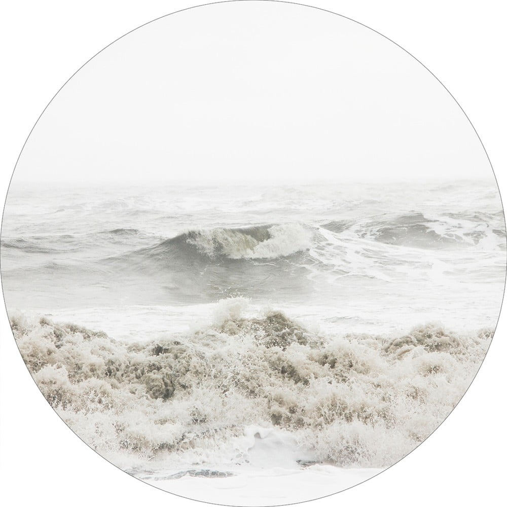 Kép ø 70 cm Breaking Waves – Malerifabrikken