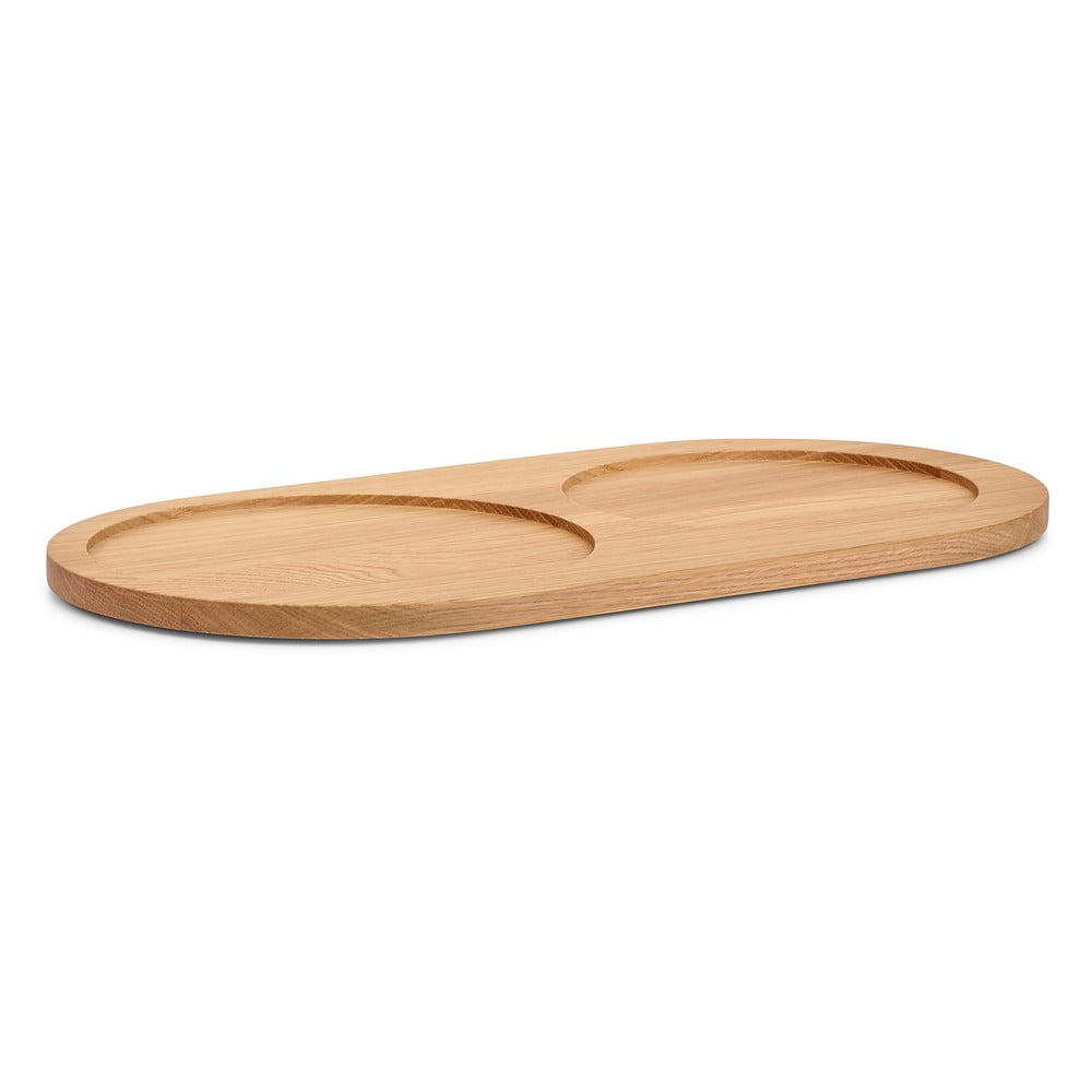 Kisállat tálka alátét 24x46 cm Doppio Oak Natural M/L – MiaCara