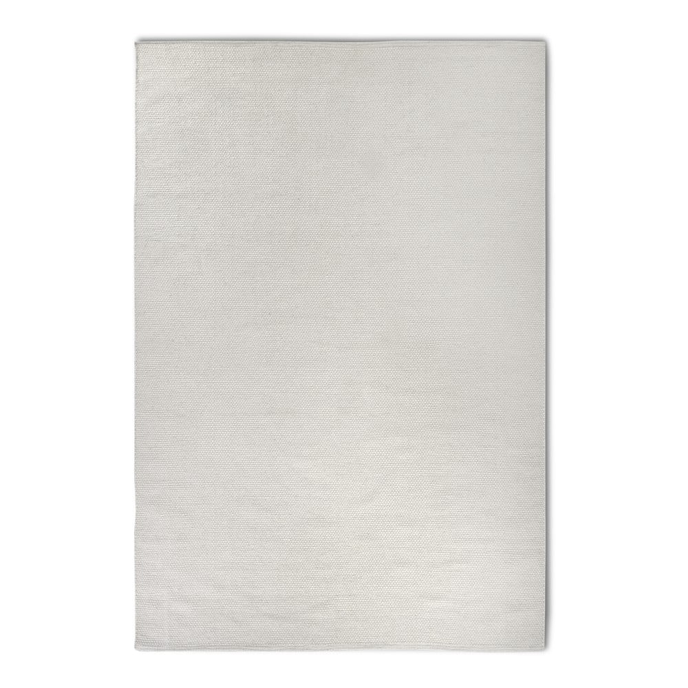 Krémszínű kézi szövésű gyapjúkeverék szőnyeg 190x280 cm Pradesh Natural White – Elle Decoration