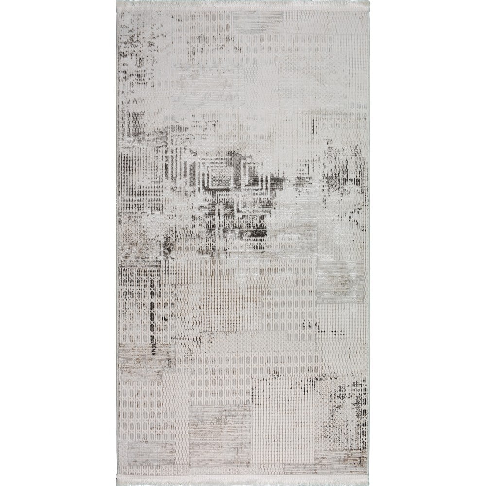 Krémszínű mosható szőnyeg 80x150 cm Kahve – Vitaus