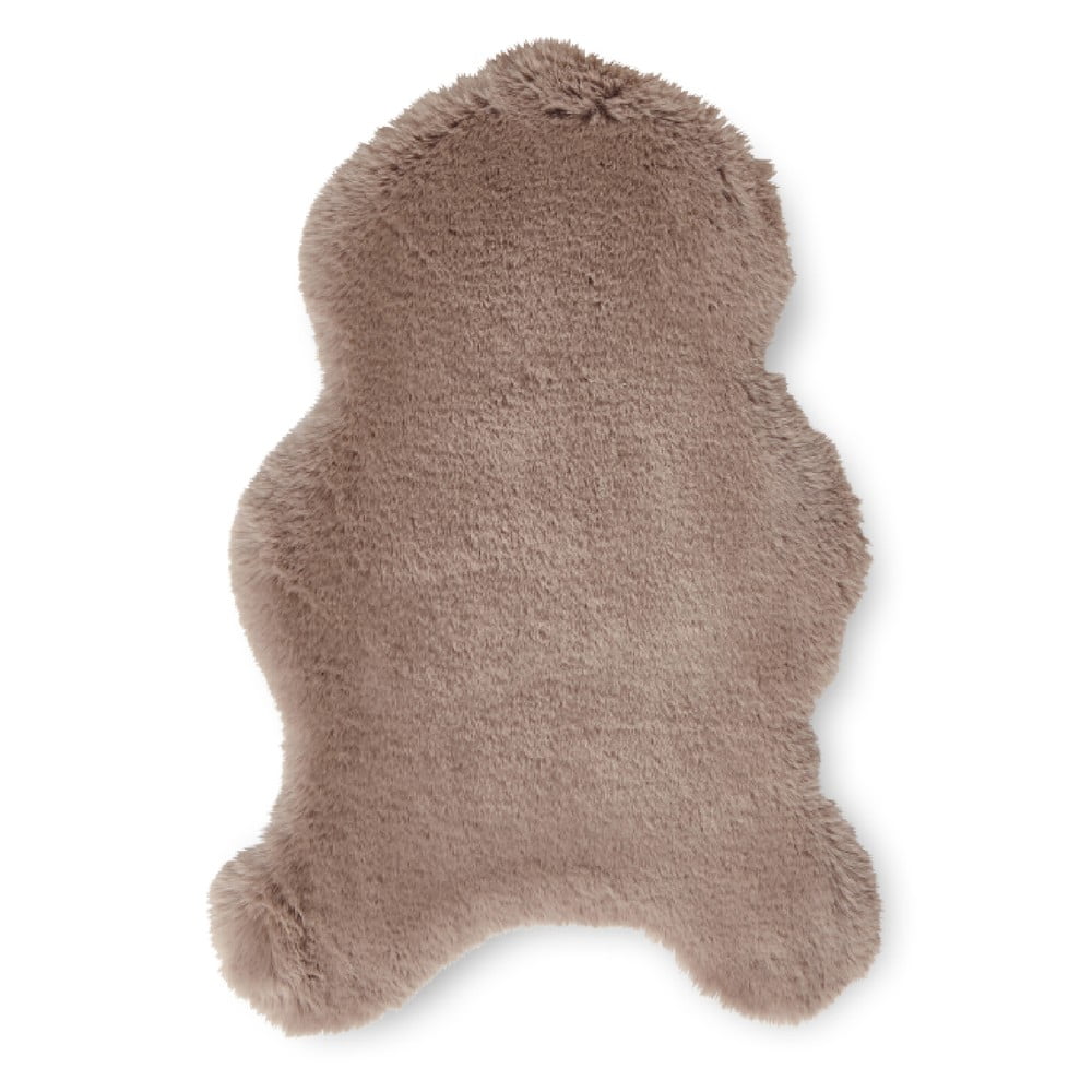 Világosbarna szintetikus szőrme szőnyeg 60x90 cm Super Teddy – Think Rugs