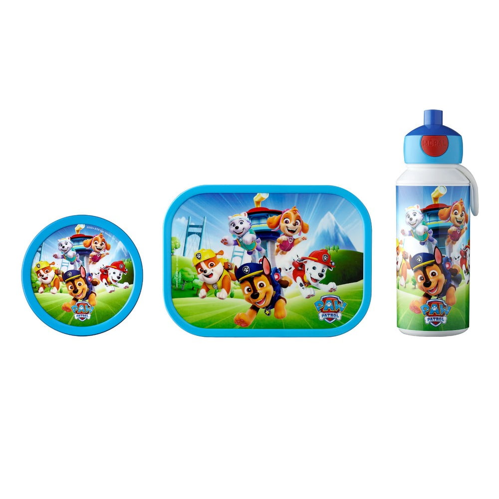 2 db gyerek uzsonnás doboz palackkal Paw patrol pups – Mepal