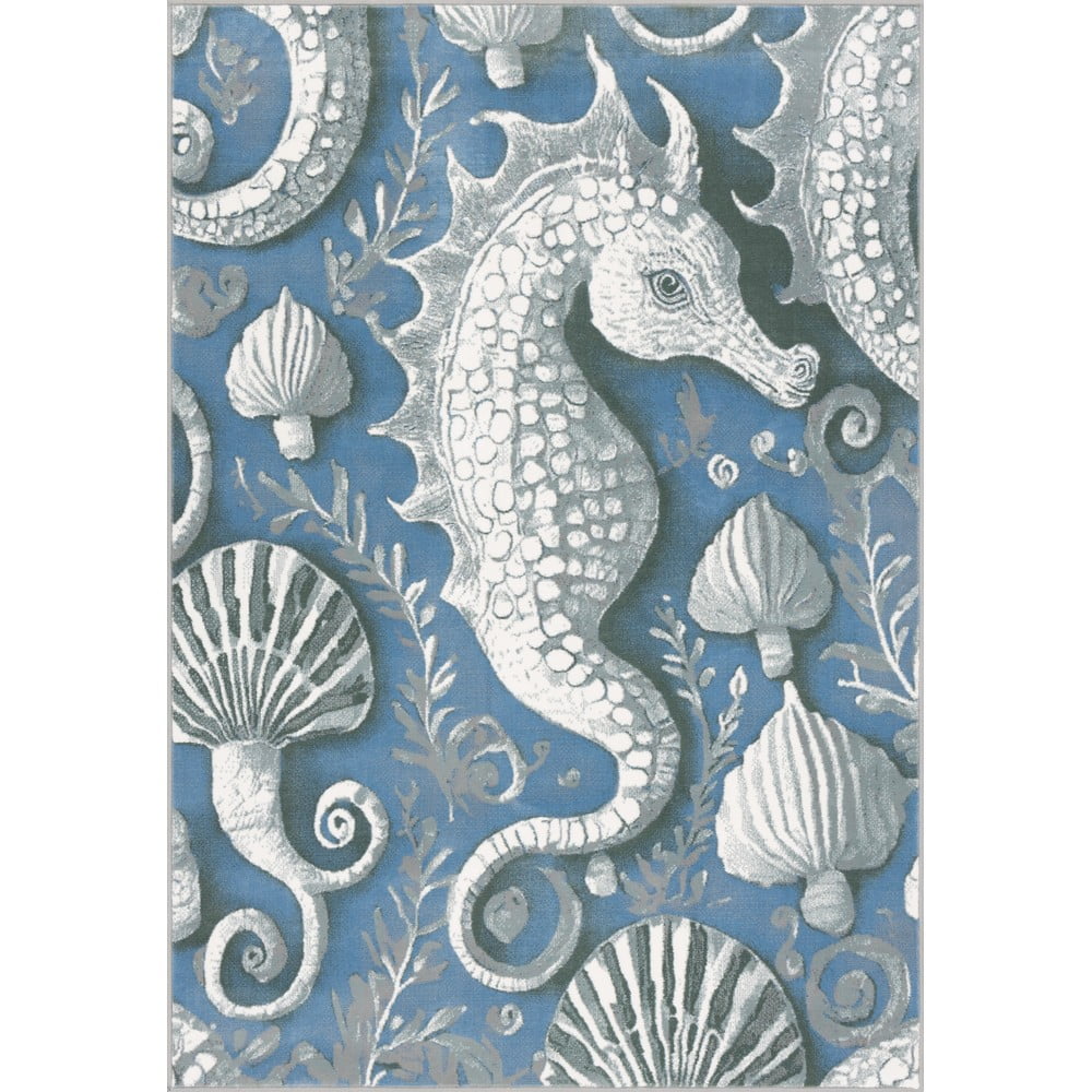 Kék gyerek szőnyeg 160x230 cm Seahorse – FD