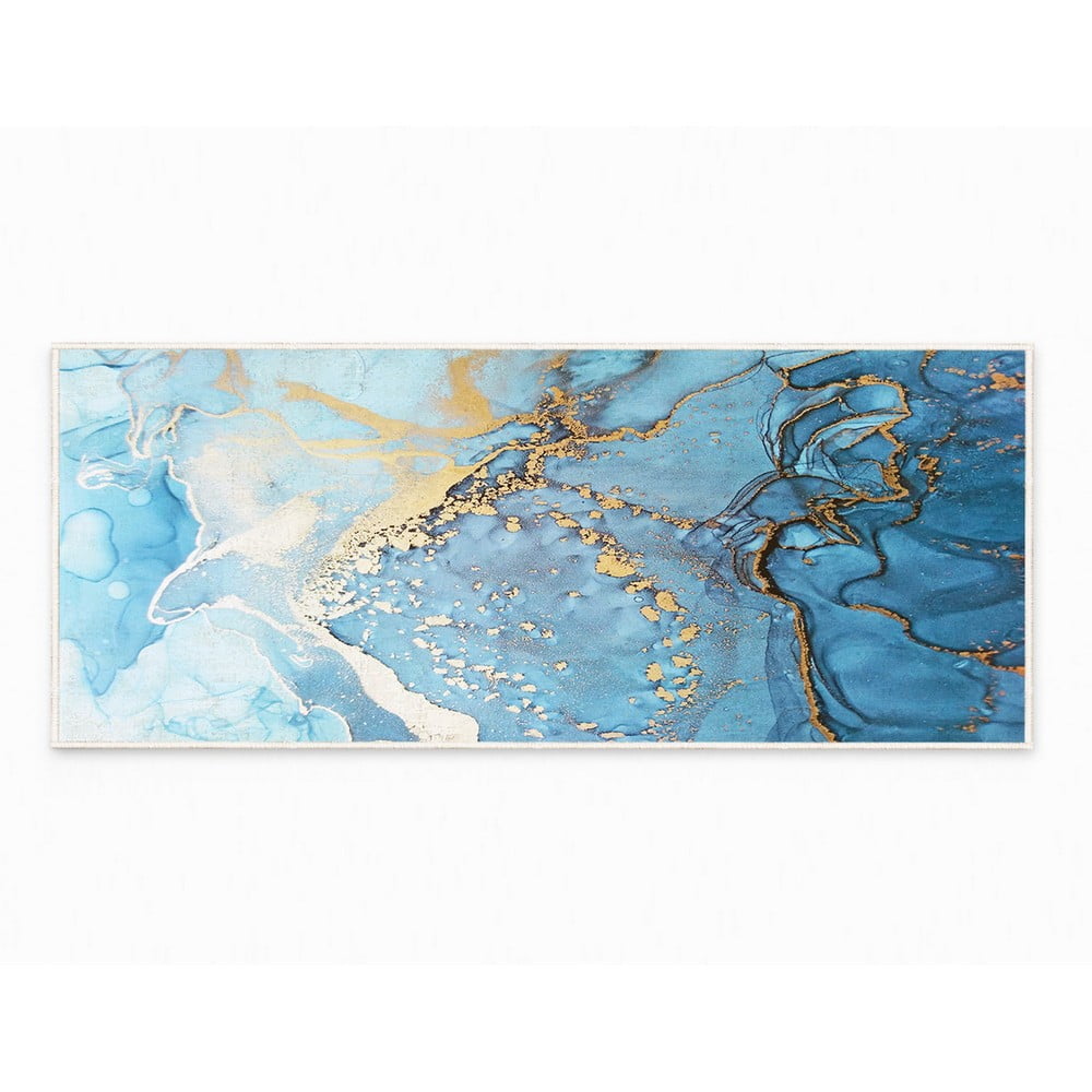 Kék mosható futószőnyeg 80x200 cm Blue Waves – Oyo Concept