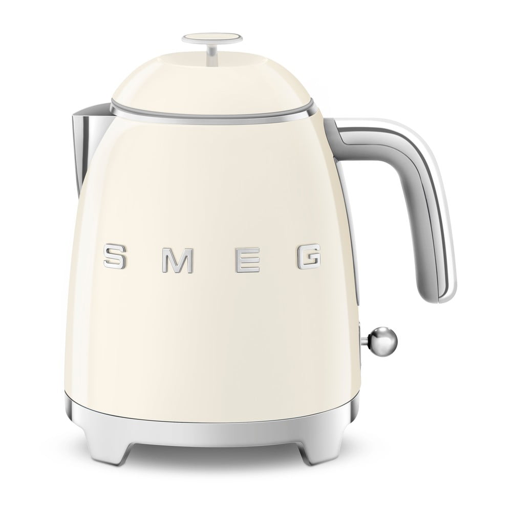 Krémszínű rozsdamentes acél vízforraló 800 ml Retro Style – SMEG