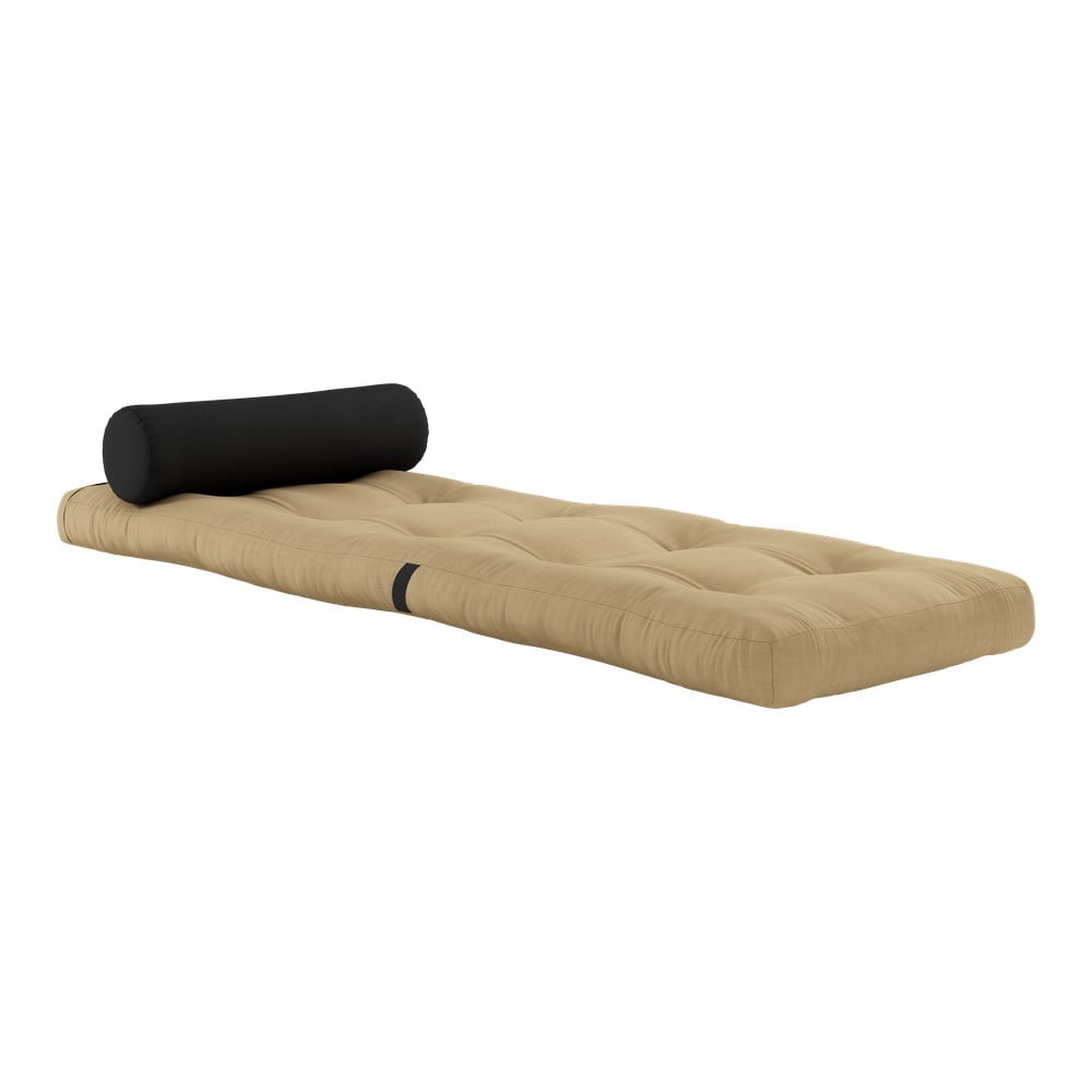 Mustársárga futon matrac 70x200 cm Wrap – Karup Design