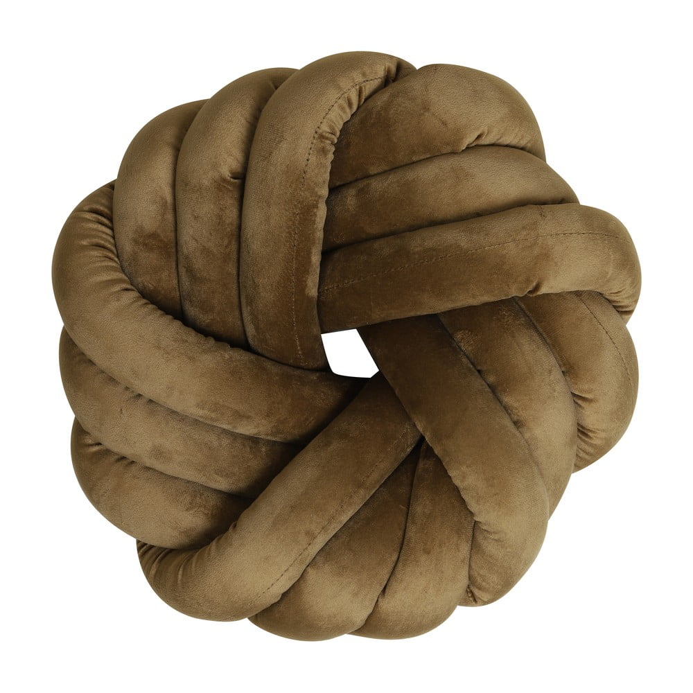 Bársony díszpárna ø 33 cm Knot – Light & Living