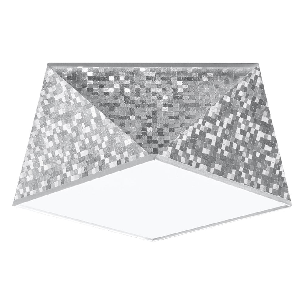 Ezüstszínű mennyezeti lámpa 25x25 cm Koma – Nice Lamps