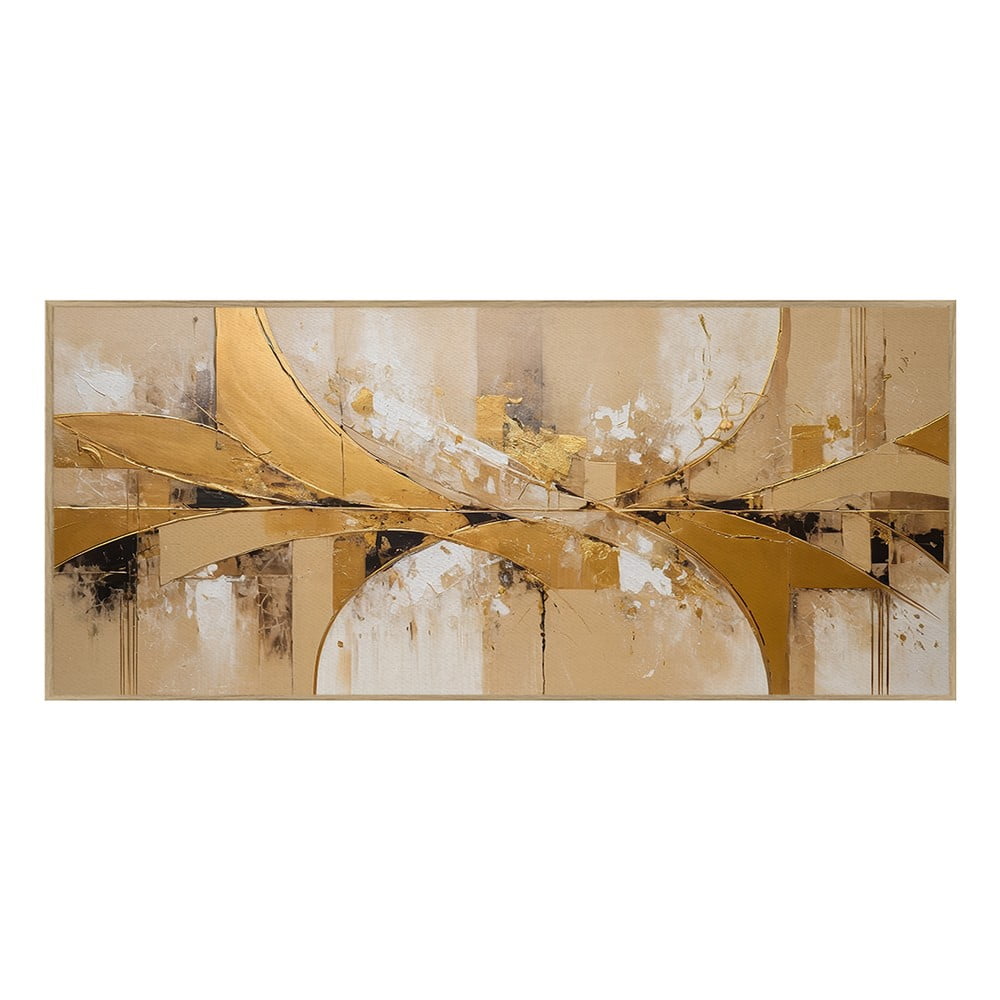 Kép 150x60 cm Gold Abstraction