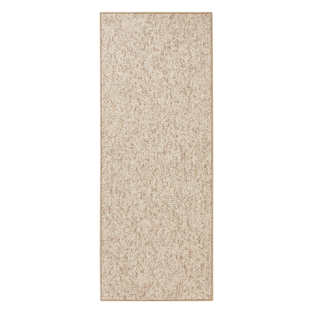 Világosbarna futószőnyeg 80x300 cm Wolly – BT Carpet