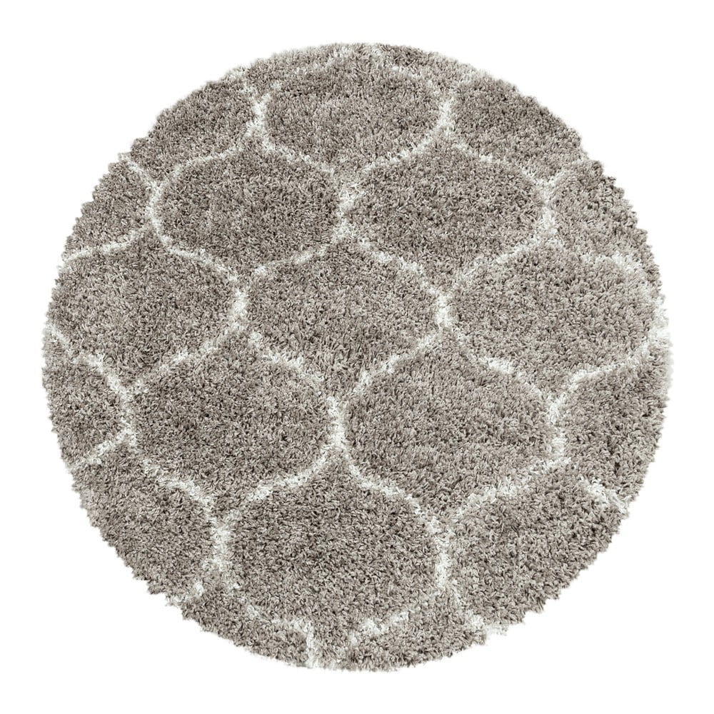 Bézs kerek szőnyeg ø 120 cm Salsa – Ayyildiz Carpets