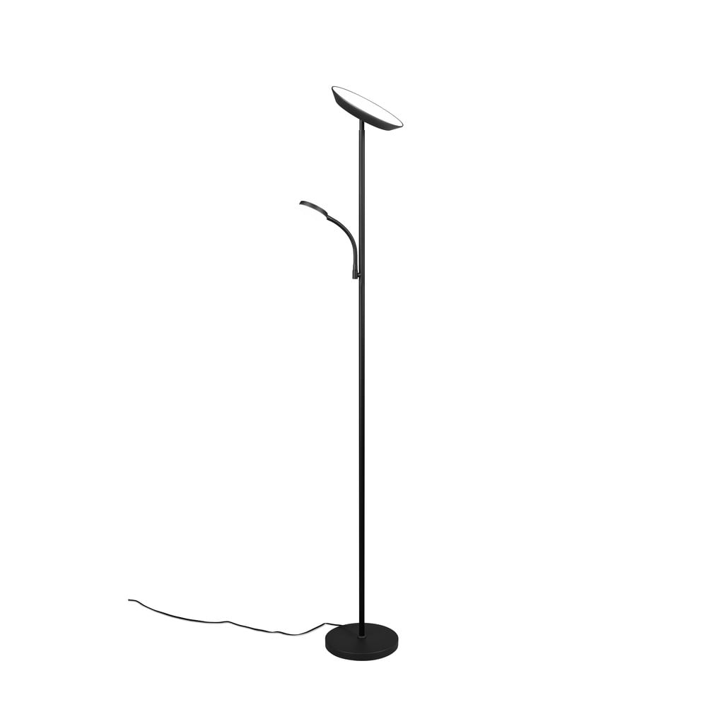 Fekete LED állólámpa (magasság 178 cm) Specter – Trio